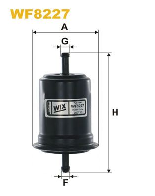 WIX FILTERS Топливный фильтр WF8227